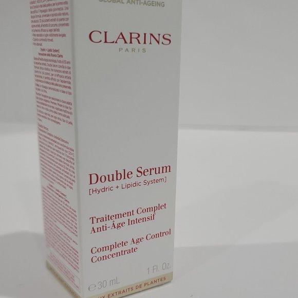 NIB ✅ Clarins Double Serum Complete Age Control Concentrate 1 oz 2028 exp. Date - Picture 4 of 6